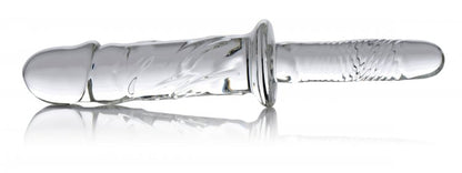 Brutus Glass Dildo Thruster - Clear | 848518025593 | Available at EroticWarehouse.com