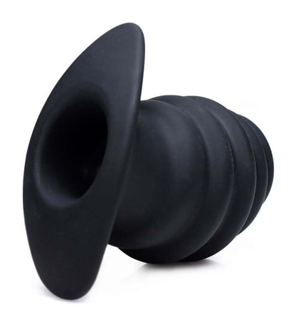 Hive Ass Tunnel Silicone Ribbed Hollow Anal Plug - Medium | 848518032874 | Available at EroticWarehouse.com