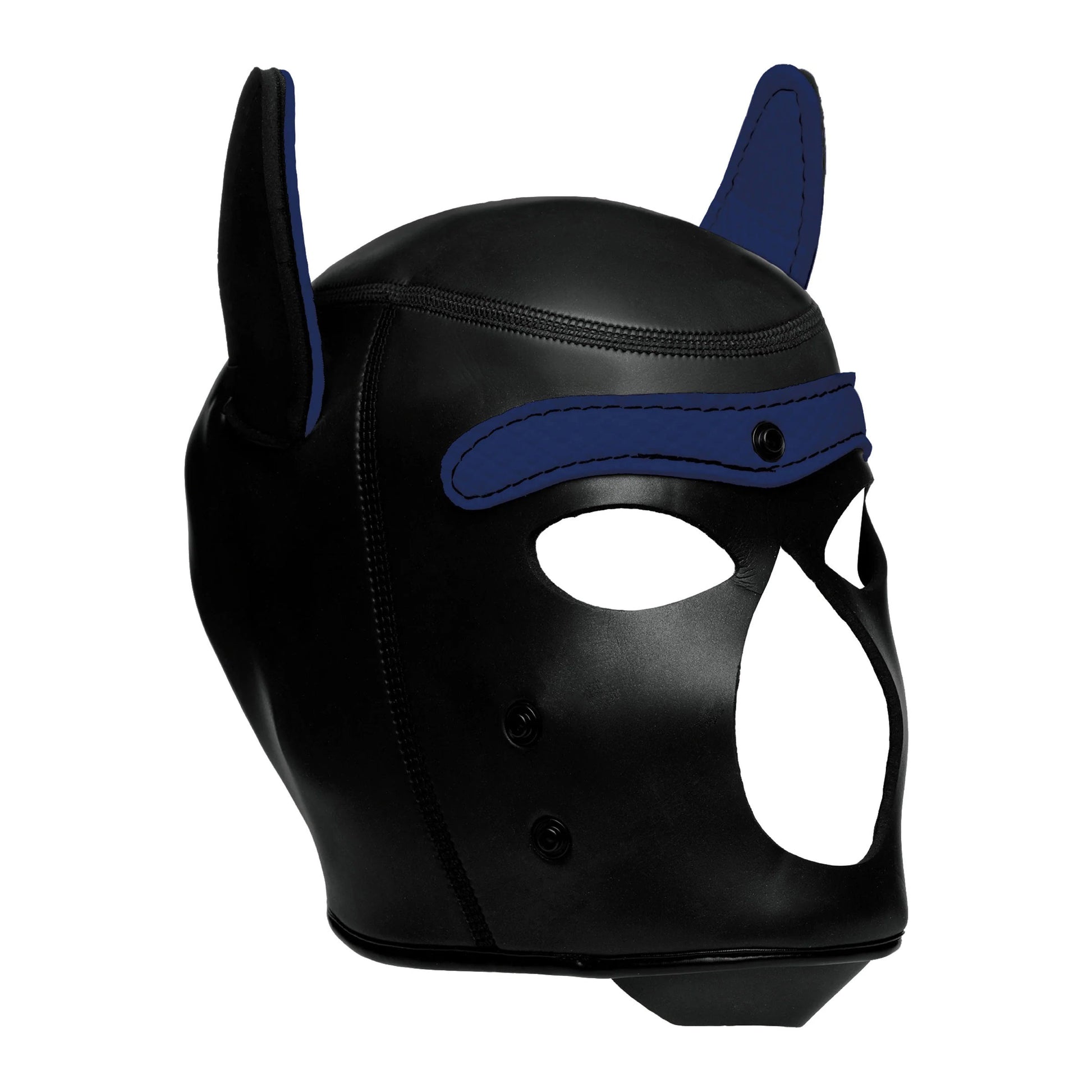 Spike Neoprene Puppy Hood - Blue | 848518035011 | Available at EroticWarehouse.com