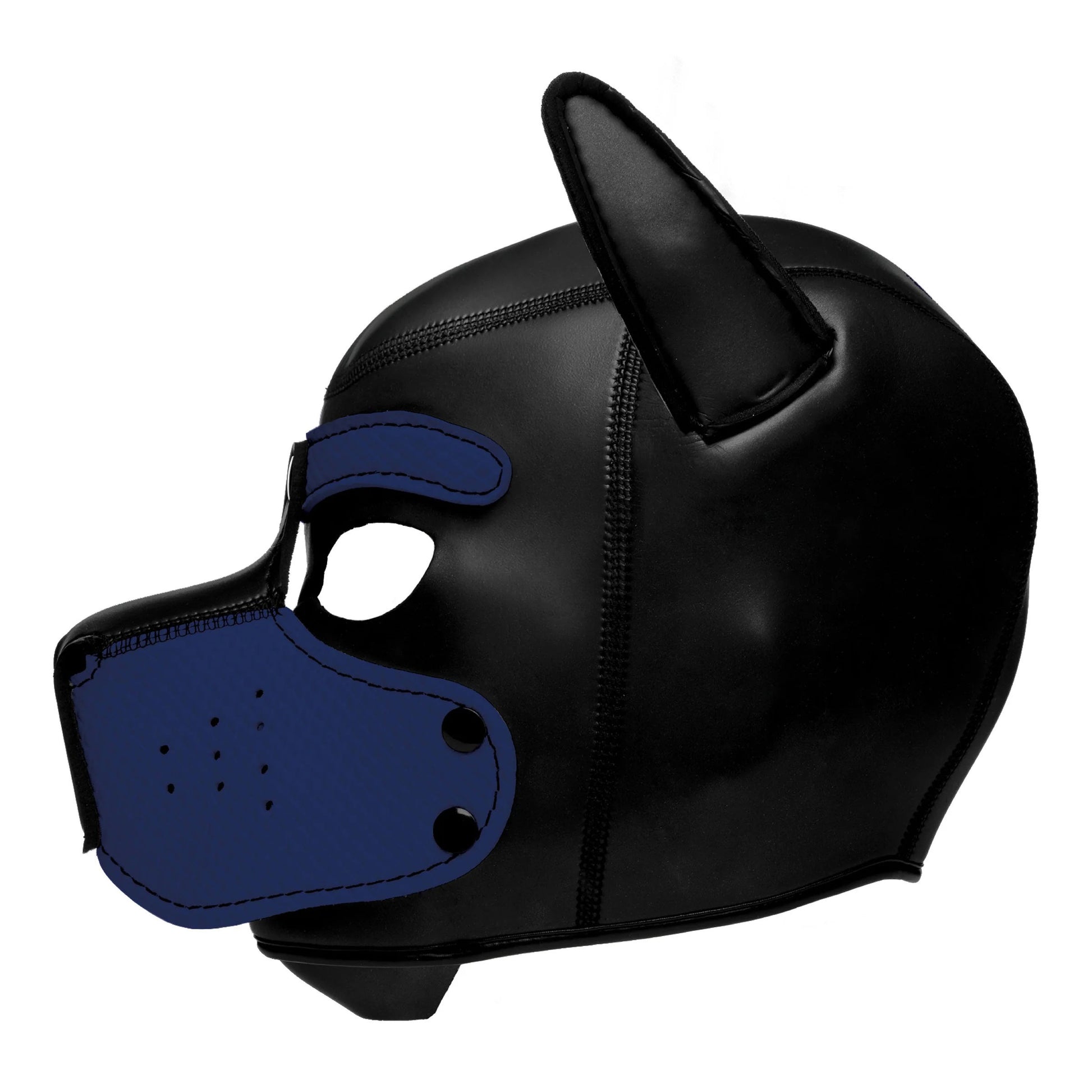 Spike Neoprene Puppy Hood - Blue | 848518035011 | Available at EroticWarehouse.com