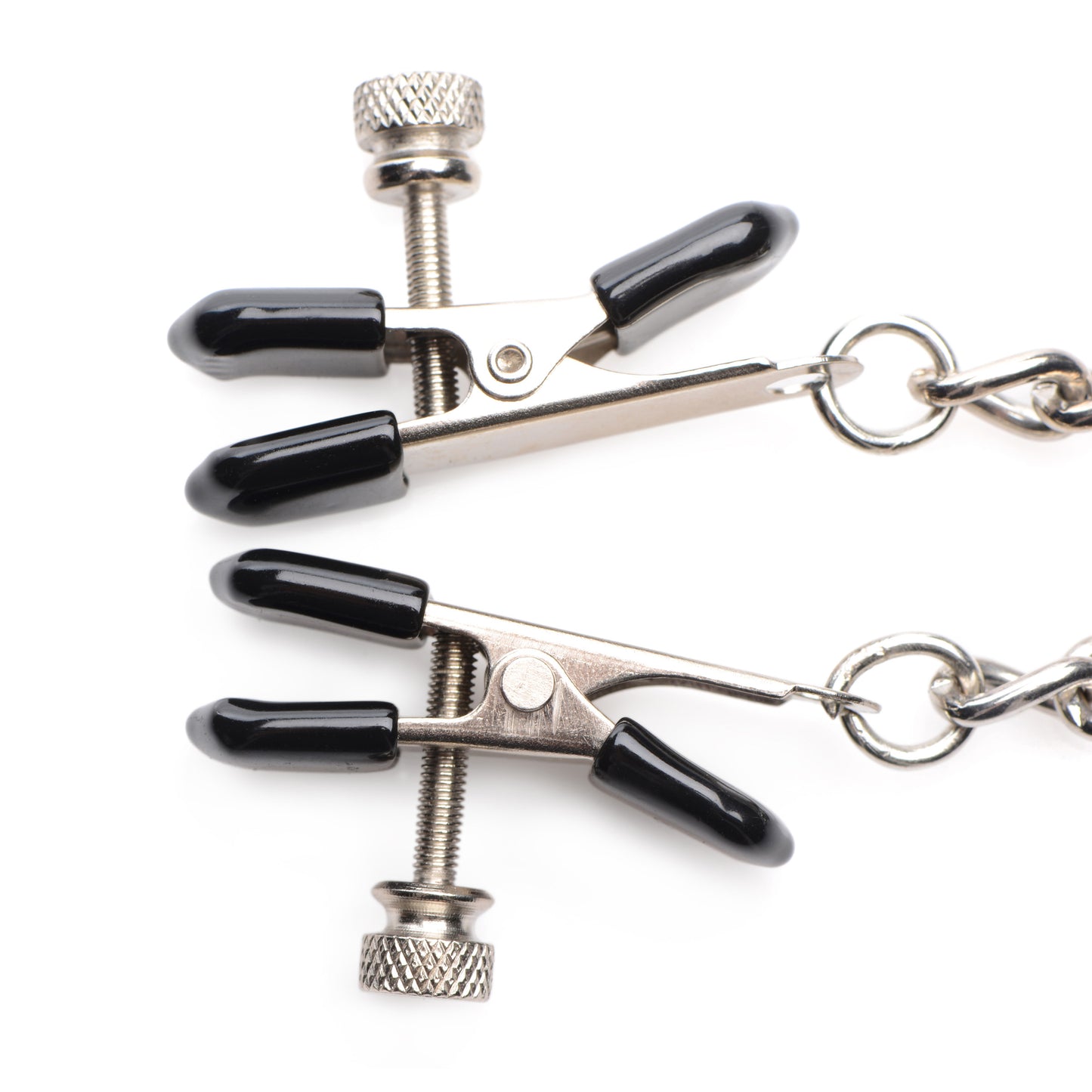 Titty Taunter Nipple Clamps With Weighted Bead | 848518039231 | Available at EroticWarehouse.com