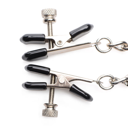 Titty Taunter Nipple Clamps With Weighted Bead | 848518039231 | Available at EroticWarehouse.com