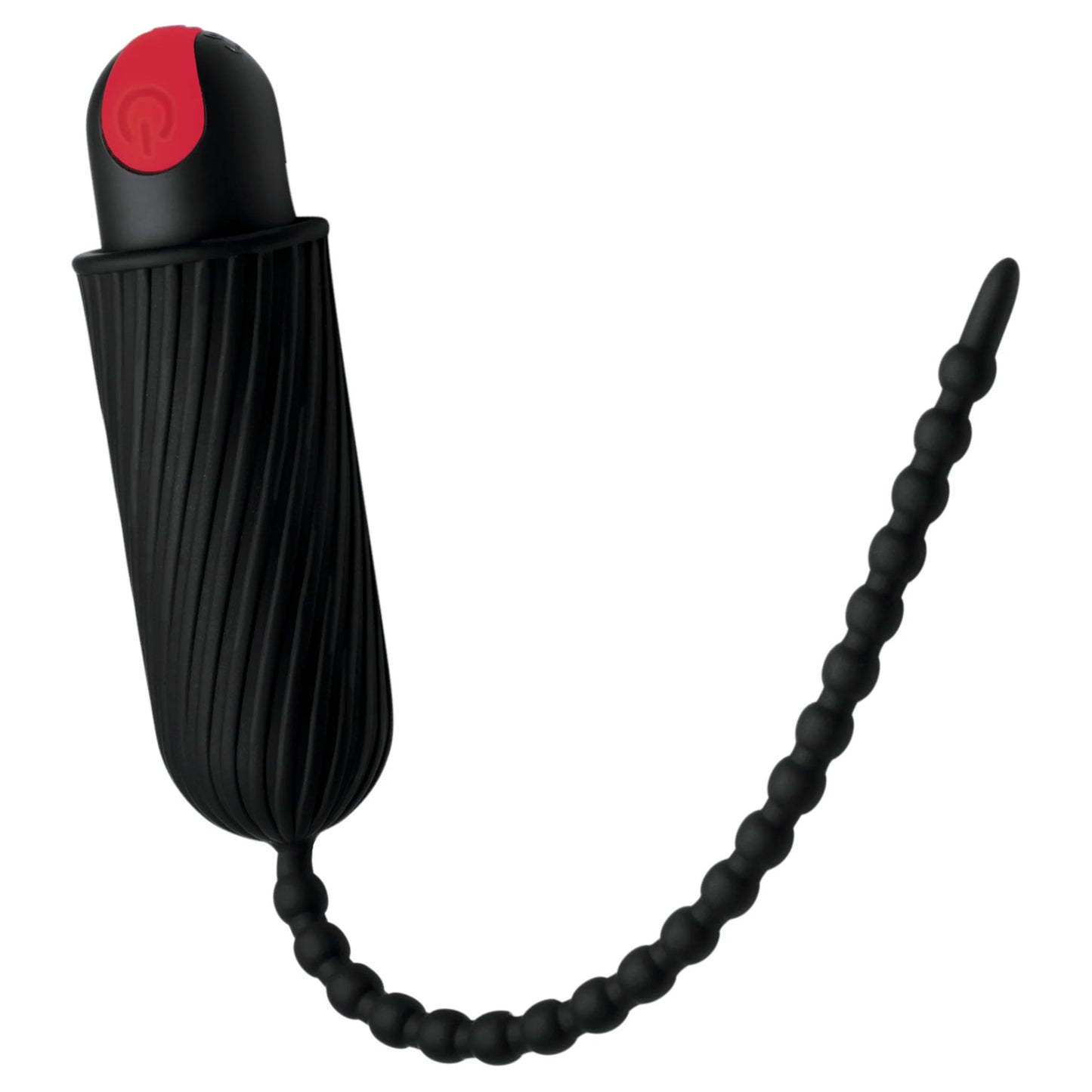 28x Dark Chain Rechargeable Remote Silicone Sound - Black | 848518044891 | Available at EroticWarehouse.com