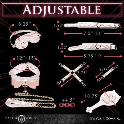 Pink Kitty Bondage Set - White/pink | 848518053428 | Available at EroticWarehouse.com