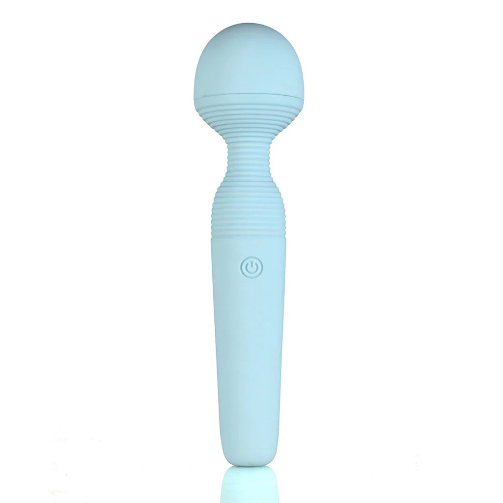 Grace Bendable Vibrating Pleasure Wand - Blue | 056031147337 | Available at EroticWarehouse.com