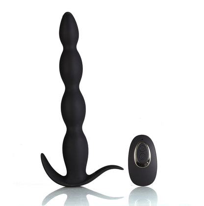 Mason Remote Control Silicone Butt Plug - Black | 5060311472861 | Available at EroticWarehouse.com