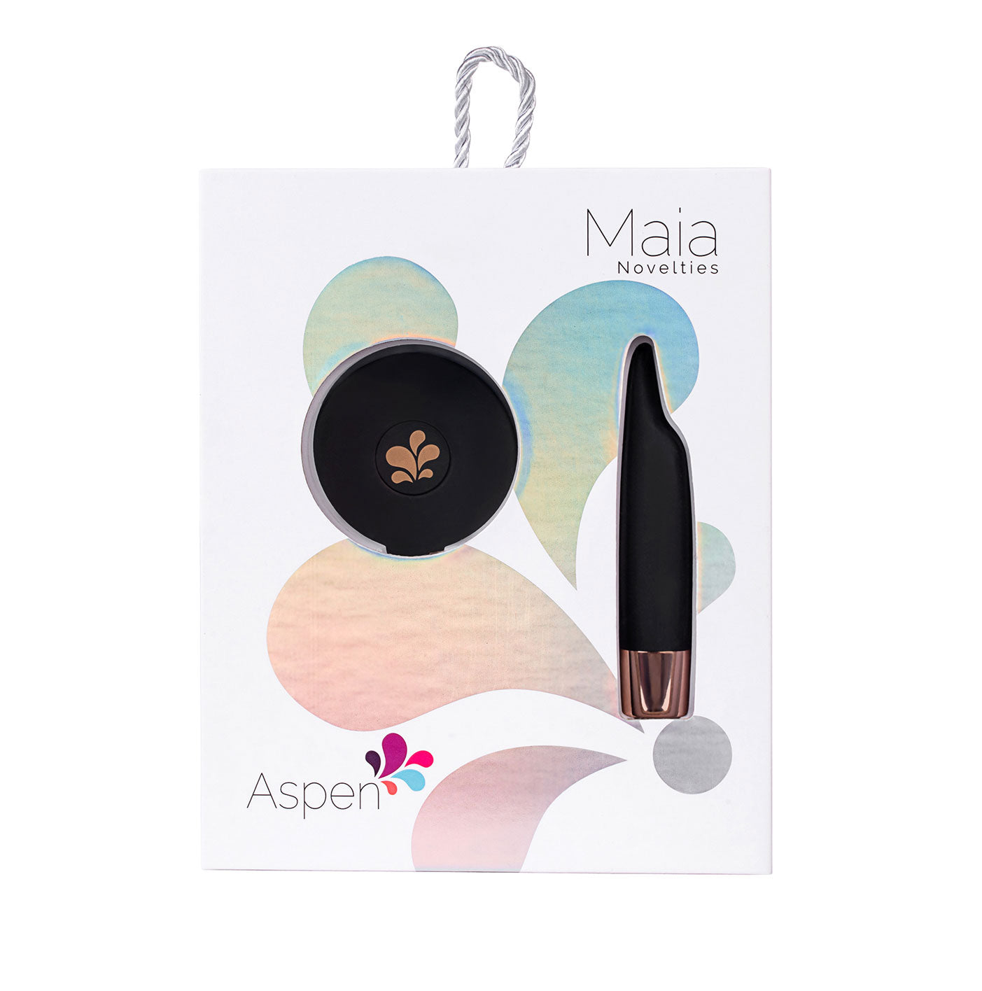 Aspen 15-Function Rechargeable Wireless Flickering Tip Vibrator - Black | 5060311473240 | Available at EroticWarehouse.com