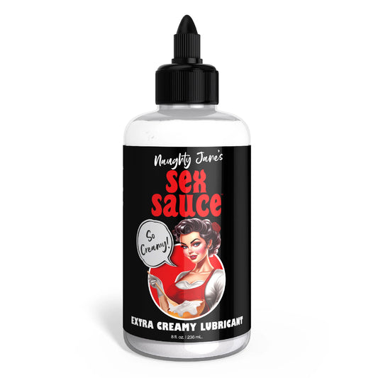 Naughty Jane's Sex Sauce Extra Creamy Lubricant 8 Oz | 848518054531 | Available at EroticWarehouse.com