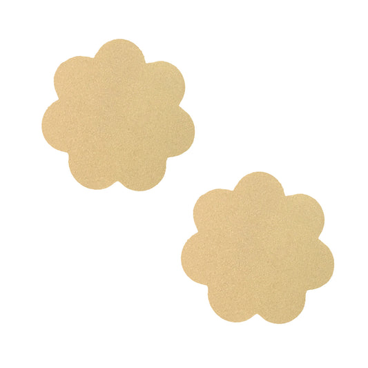 Honey Light Nude Back to Basics Petal Pasties | 689855877786 | Available at EroticWarehouse.com
