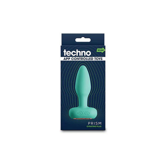 Techno - Prism - Teal App Controlled Butt Plug | 657447109263 | Available at EroticWarehouse.com