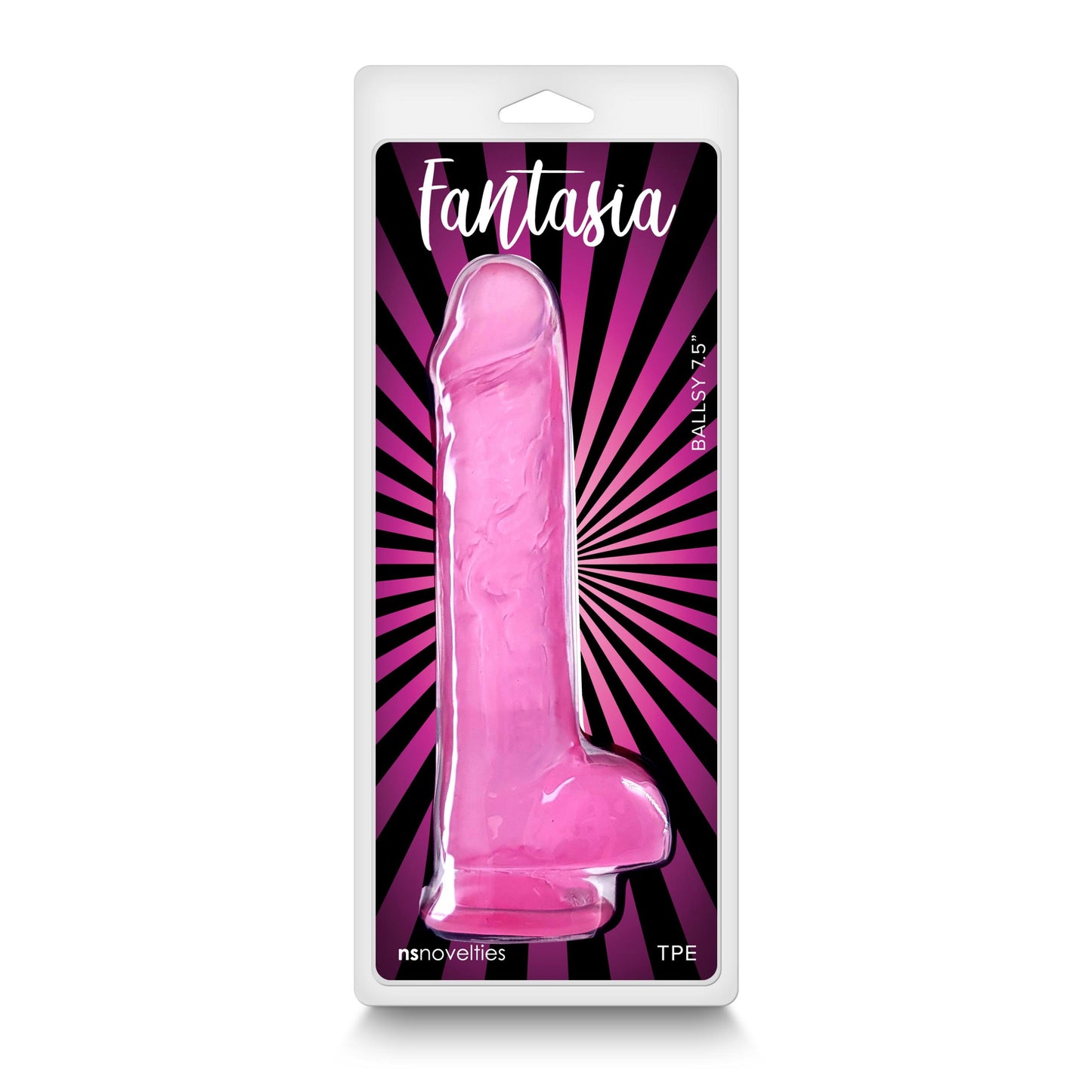 Fantasia - Ballsy 7.5 Inch - Pink | 657447107726 | Available at EroticWarehouse.com