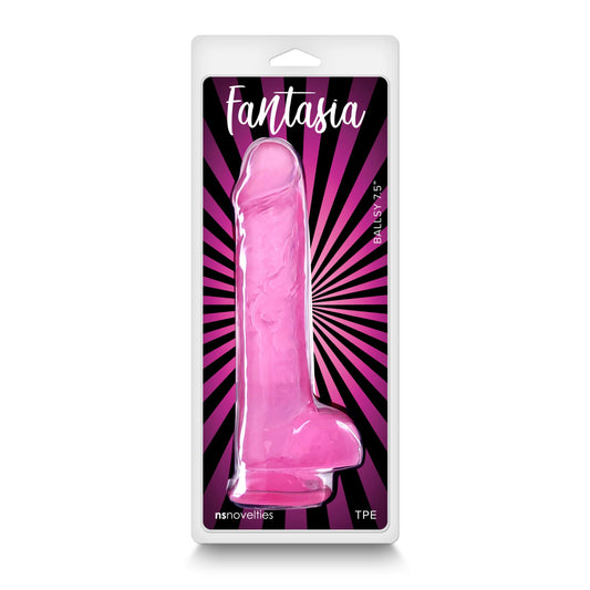 Fantasia - Ballsy 7.5 Inch - Pink | 657447107726 | Available at EroticWarehouse.com