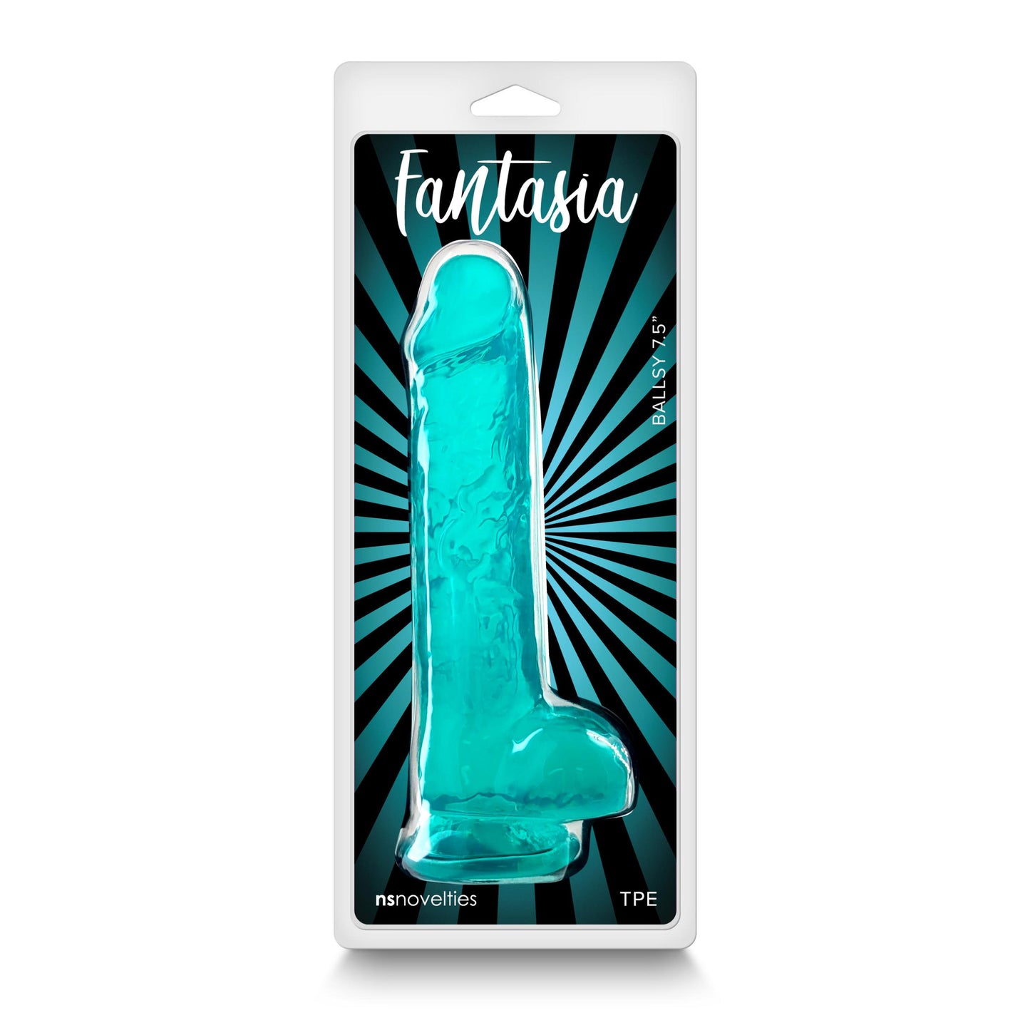 Fantasia - Ballsy 7.5 Inch - Teal | 657447107719 | Available at EroticWarehouse.com