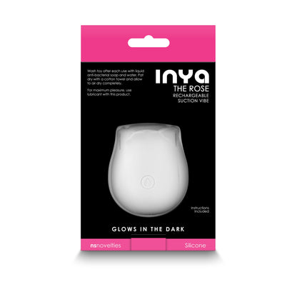 Inya - the Rose - Glow in the Dark - White | 657447107115 | Available at EroticWarehouse.com