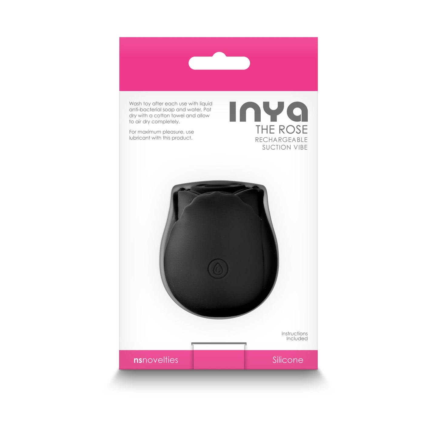 Inya - the Rose - Black | 657447107108 | Available at EroticWarehouse.com