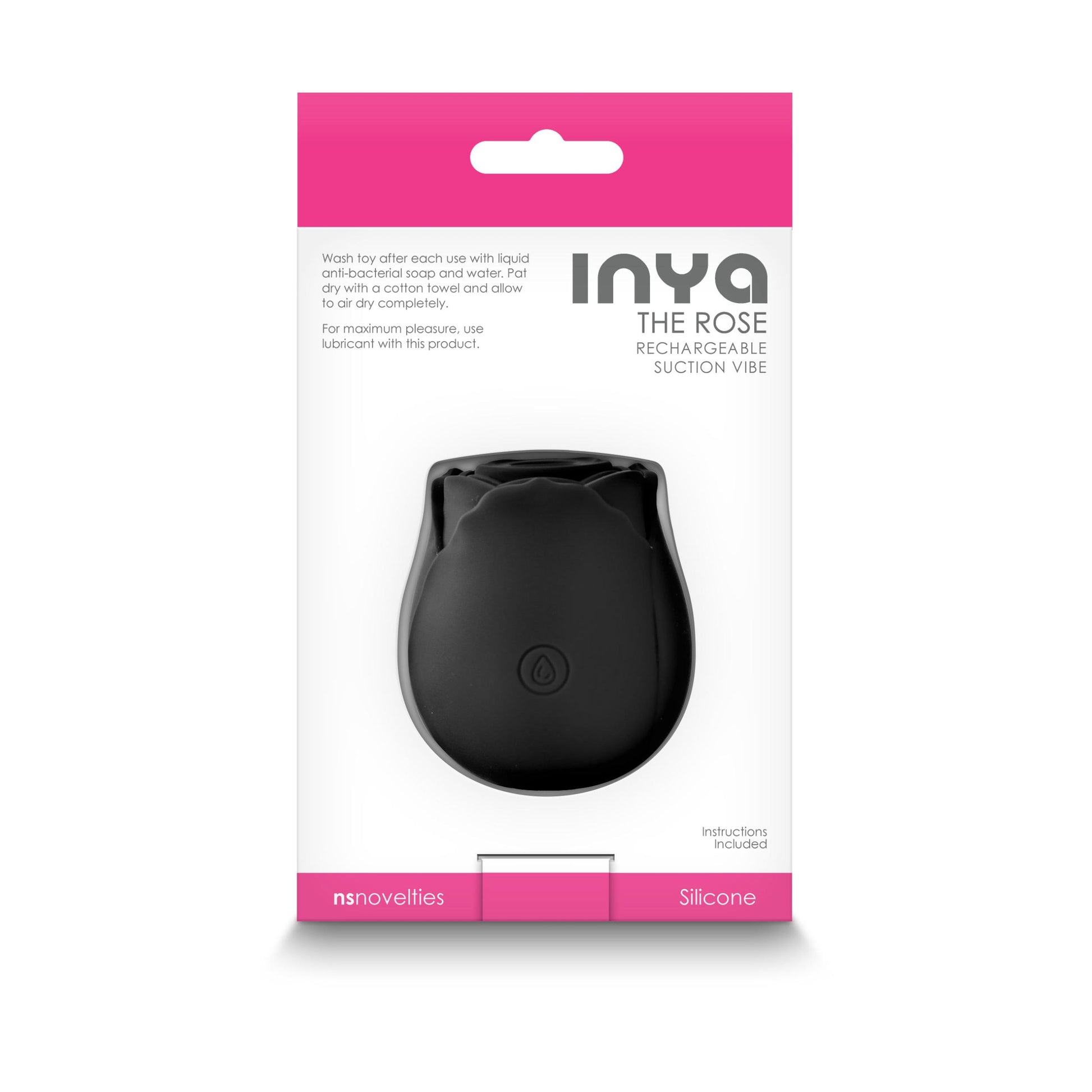 Inya - the Rose - Black | 657447107108 | Available at EroticWarehouse.com