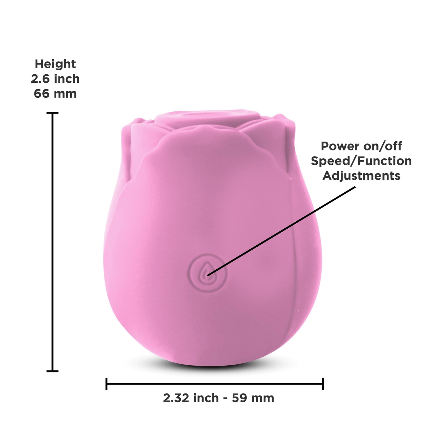 Inya - the Rose - Pink | 657447104336 | Available at EroticWarehouse.com