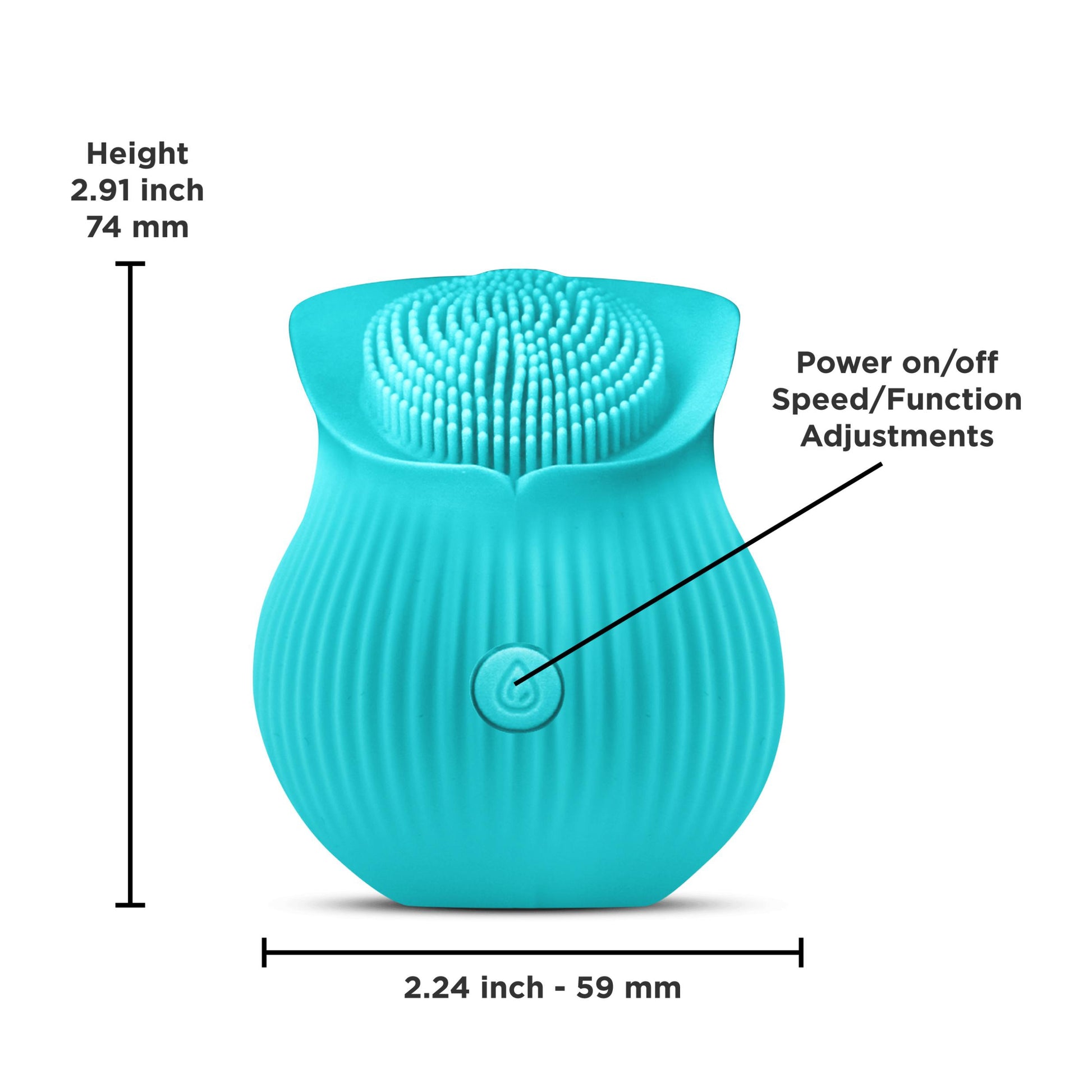 Inya - the Bloom - Teal | 657447104350 | Available at EroticWarehouse.com