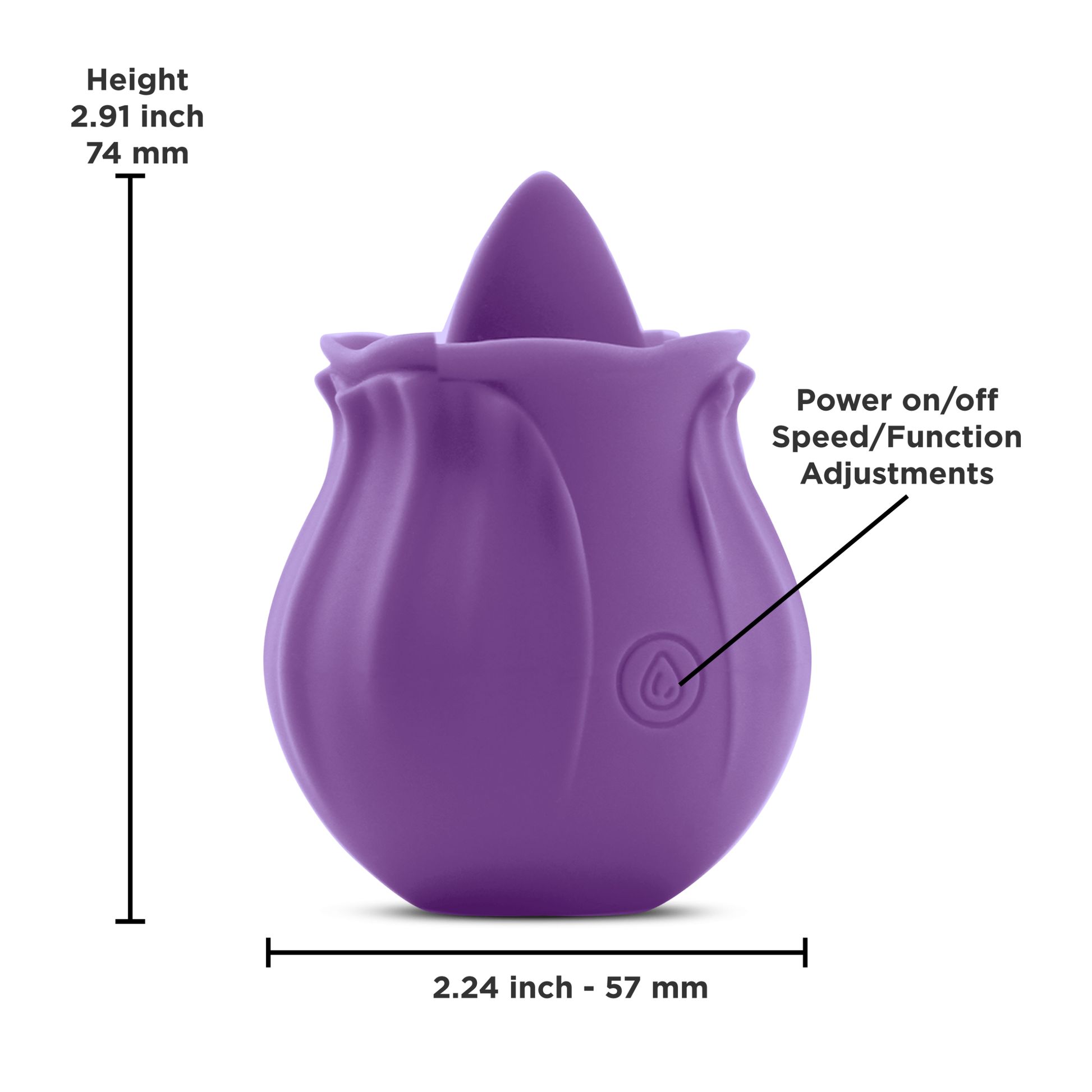 Inya - the Kiss - Purple | 657447104367 | Available at EroticWarehouse.com