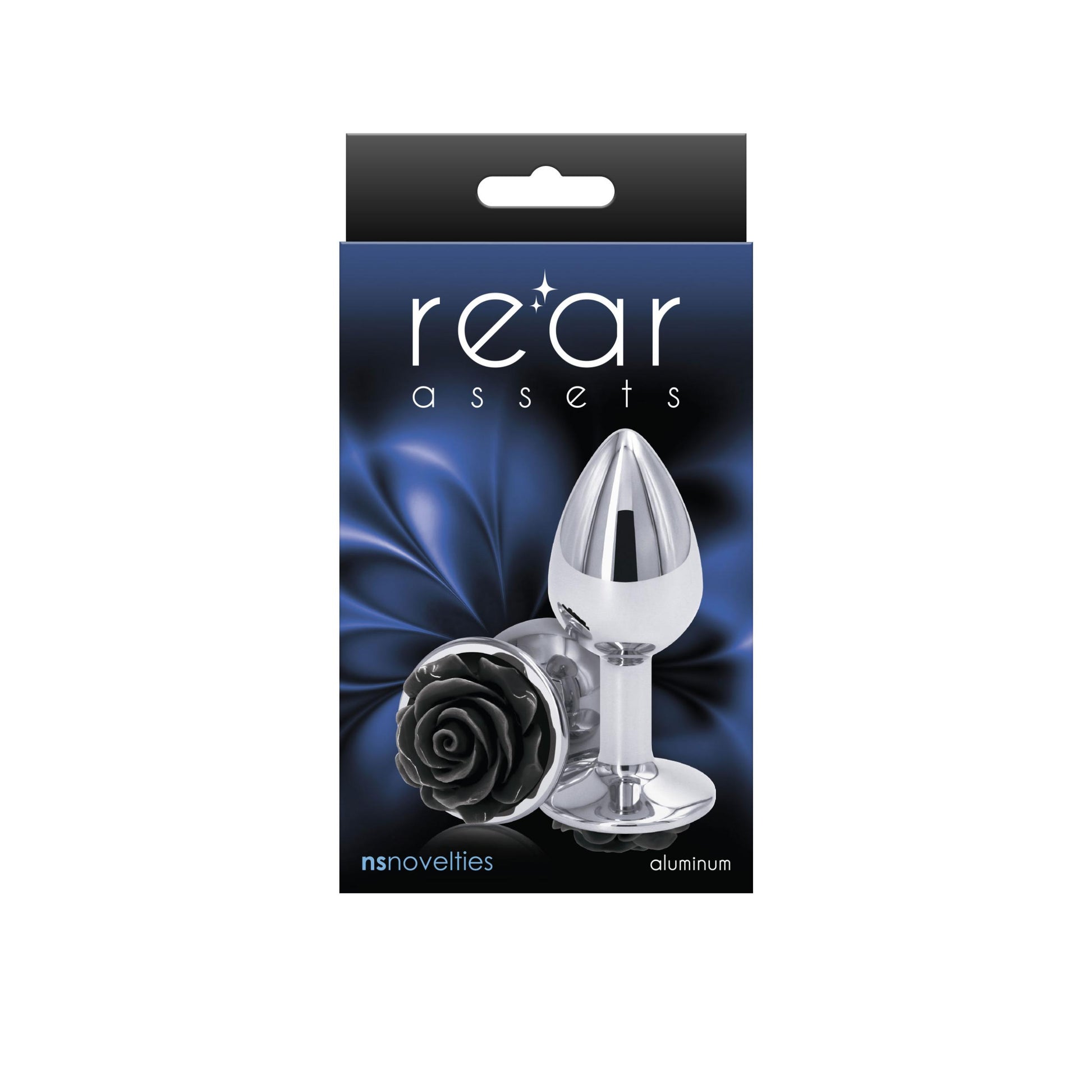 Rear Assets - Rose - Small - Black | 657447103568 | Available at EroticWarehouse.com