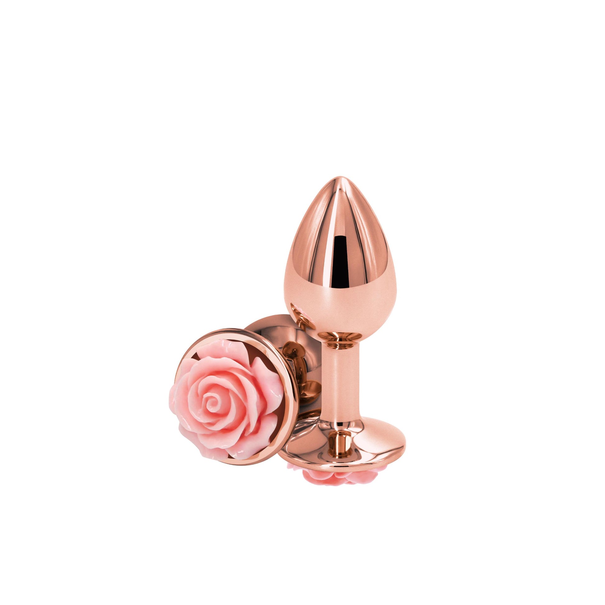 Rear Assets Butt Plug - Rose - Small - Pink | 657447103575 | Available at EroticWarehouse.com