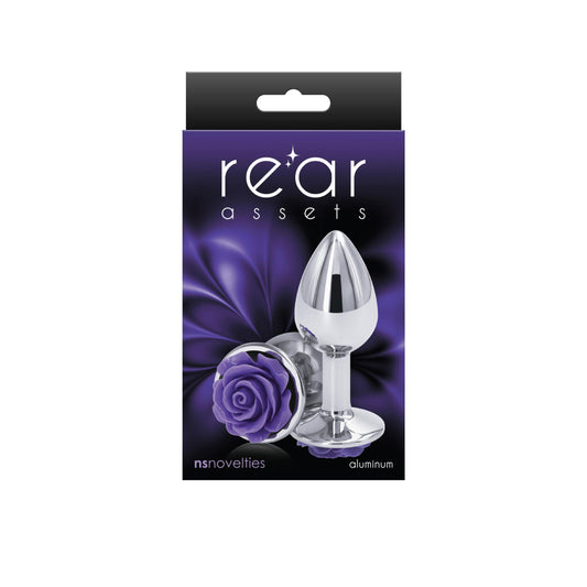 Rear Assets - Rose - Small - Purple | 657447103582 | Available at EroticWarehouse.com