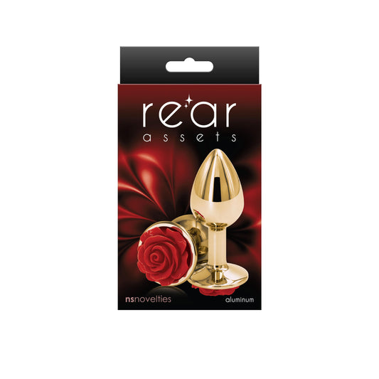 Rear Assets - Rose - Small - Red | 657447103599 | Available at EroticWarehouse.com