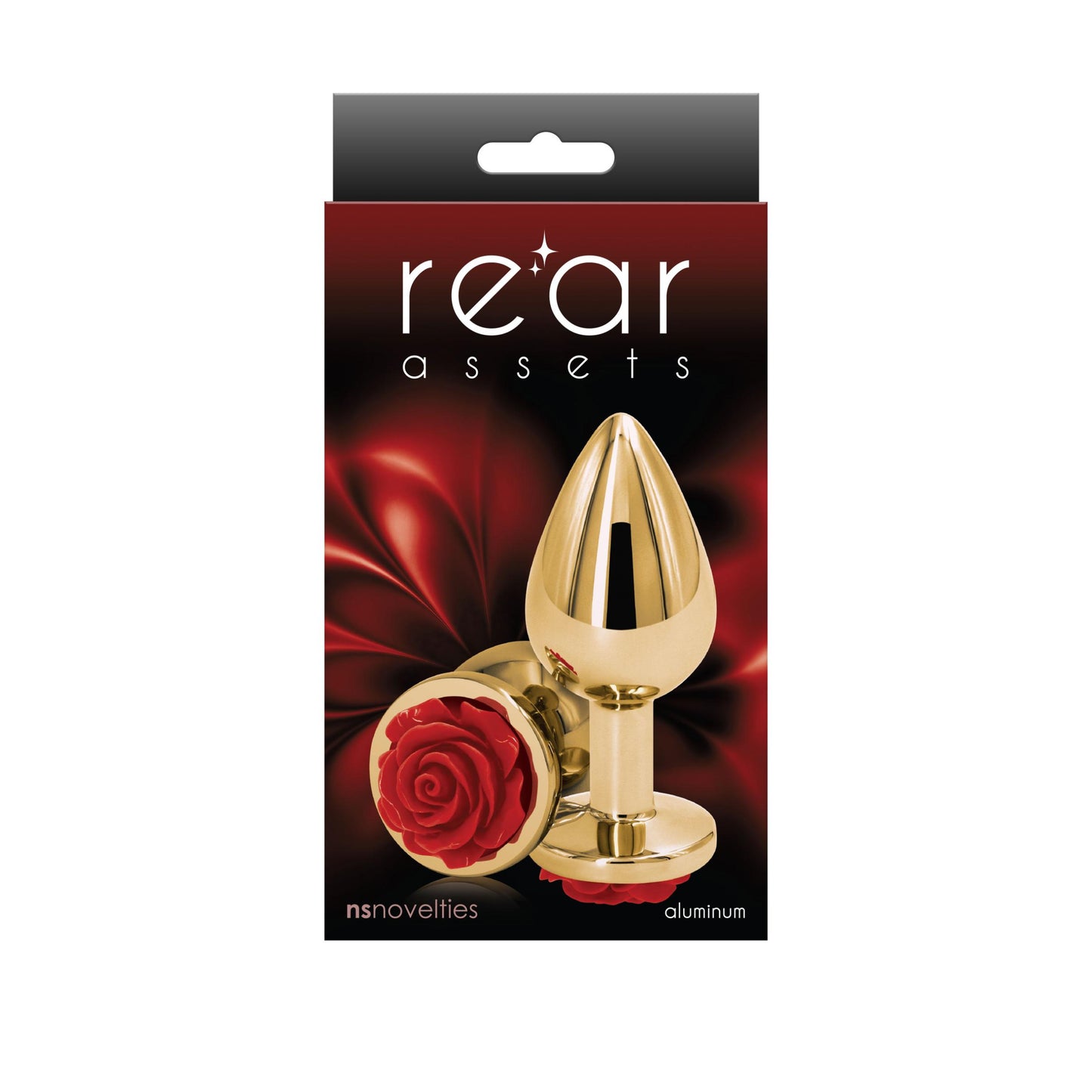 Rear Assets - Rose - Medium - Red | 657447103643 | Available at EroticWarehouse.com