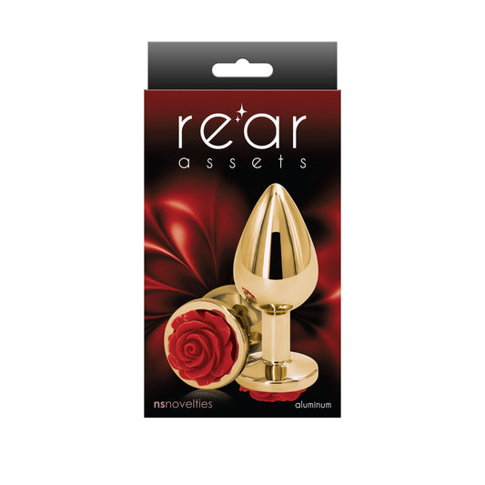 Rear Assets - Rose - Medium - Red | 657447103643 | Available at EroticWarehouse.com