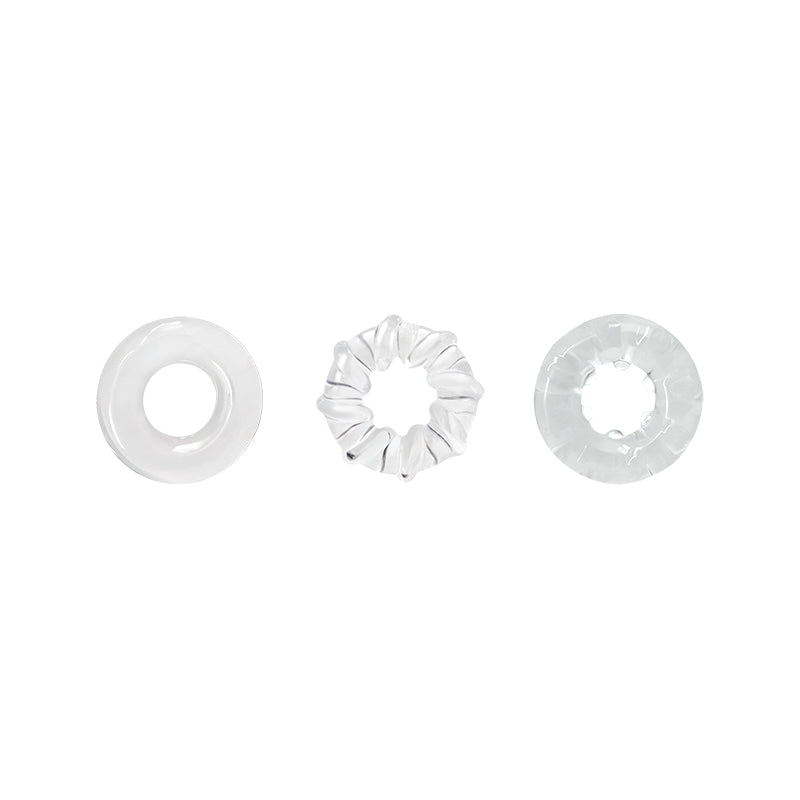 Renegade - Dyno Rings - Clear | 657447101373 | Available at EroticWarehouse.com