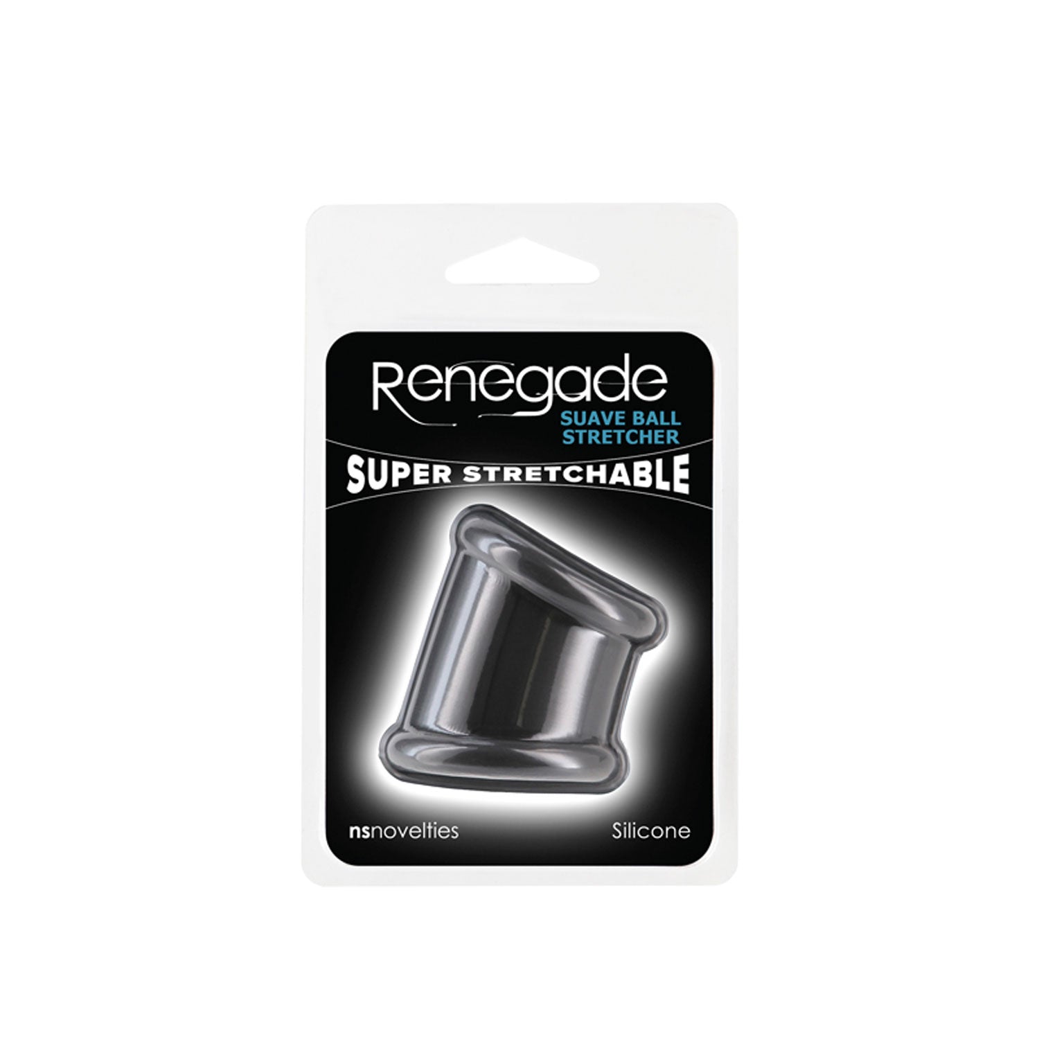 Renegade - Suave Ball Stretcher - Black | 657447109515 | Available at EroticWarehouse.com
