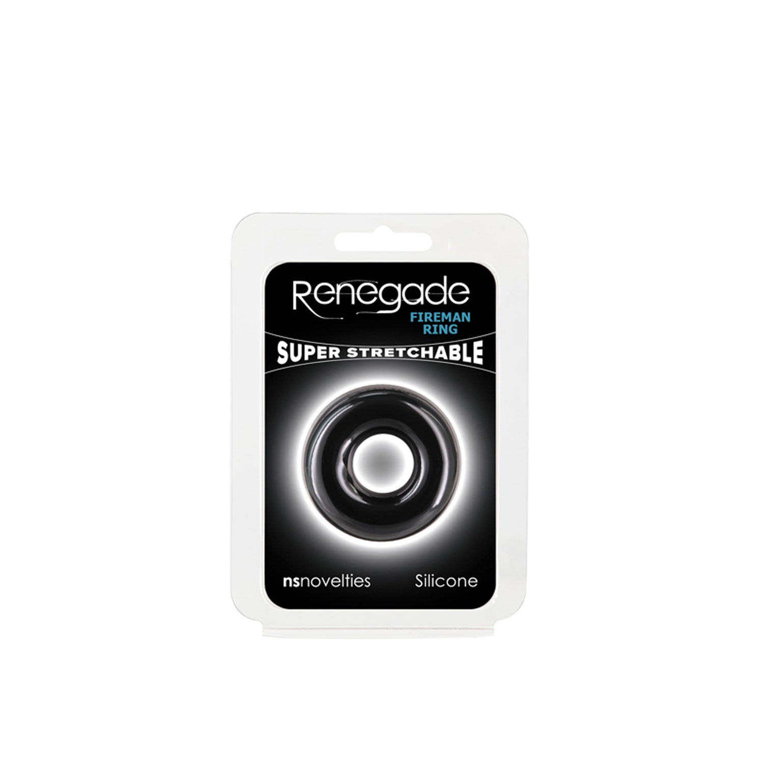 Renegade - Fireman Ring - Small - Black | 657447109553 | Available at EroticWarehouse.com