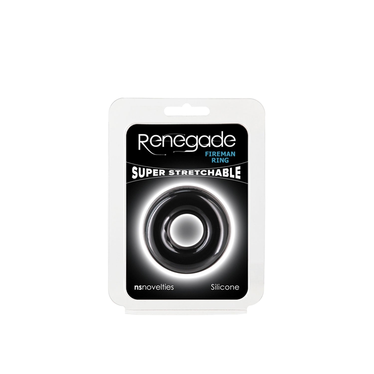 Renegade - Fireman Ring - Medium - Black | 657447109560 | Available at EroticWarehouse.com