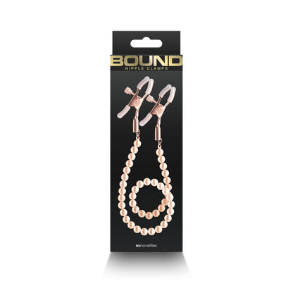 Bound - Nipple Clamps - Dc1 - Rose Gold | 657447106897 | Available at EroticWarehouse.com