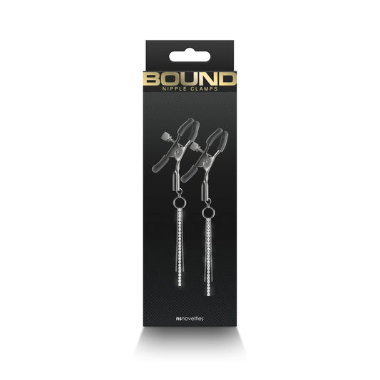Bound - Nipple Clamps - D3 - Gunmetal | 657447107252 | Available at EroticWarehouse.com