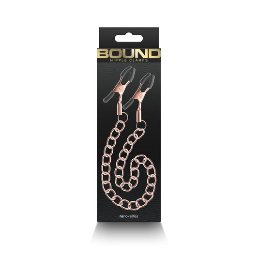 Bound - Nipple Clamps - Dc2 - Rose Gold | 657447106910 | Available at EroticWarehouse.com