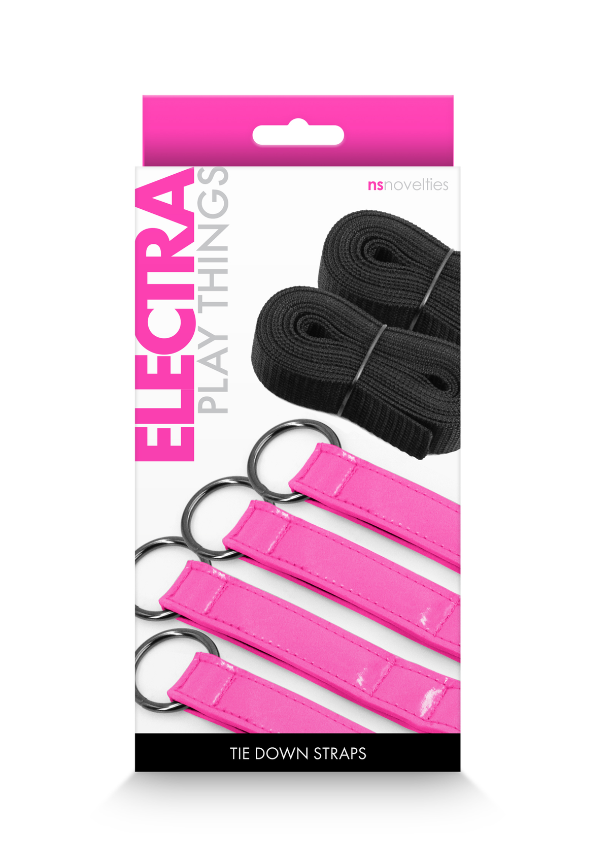 Electra Play Things - Tie Down Straps - Pink | 657447105227 | Available at EroticWarehouse.com
