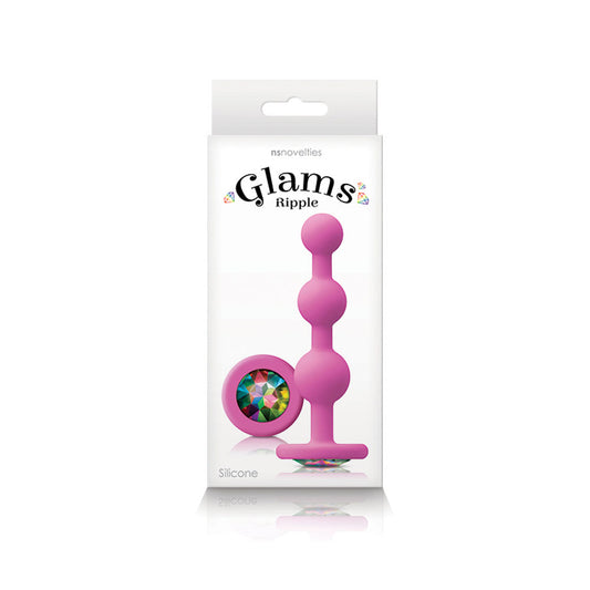 Glams - Ripple Rainbow Gem - Pink | 657447103193 | Available at EroticWarehouse.com