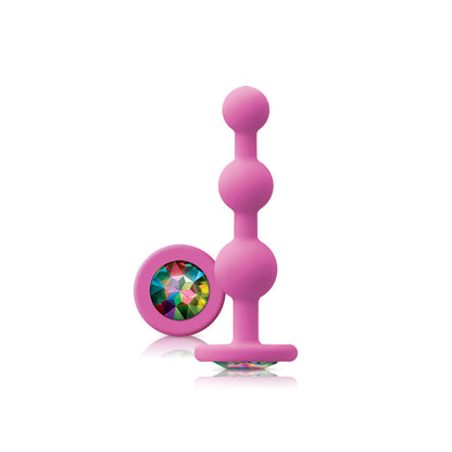 Glams - Ripple Rainbow Gem - Pink | 657447103193 | Available at EroticWarehouse.com