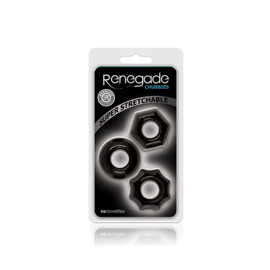 Renegade - Chubbies - Black | 657447100376 | Available at EroticWarehouse.com
