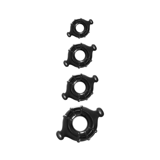 Renegade Vitality Rings - Black | 657447097461 | Available at EroticWarehouse.com