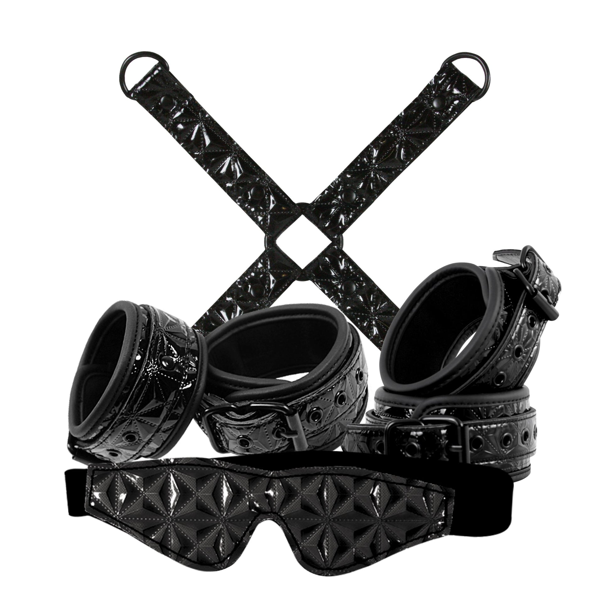 Sinful - Bondage Kit - Black | 657447096570 | Available at EroticWarehouse.com