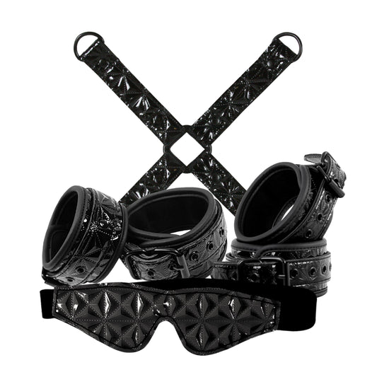 Sinful - Bondage Kit - Black | 657447096570 | Available at EroticWarehouse.com