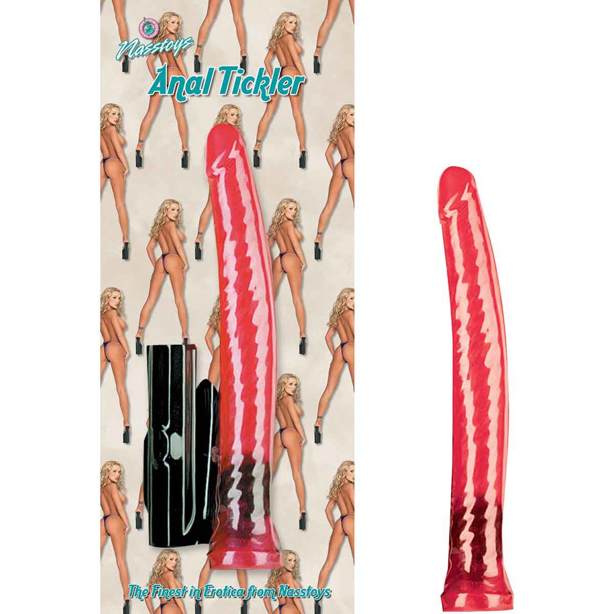 Anal Tickler Jelly 9 inch - Pink | 782631110128 | Available at EroticWarehouse.com