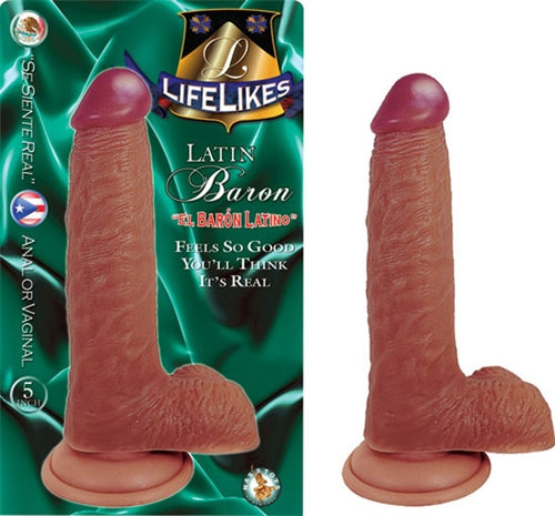 Lifelike Latin Baron 5 Inch | 782631201116 | Available at EroticWarehouse.com