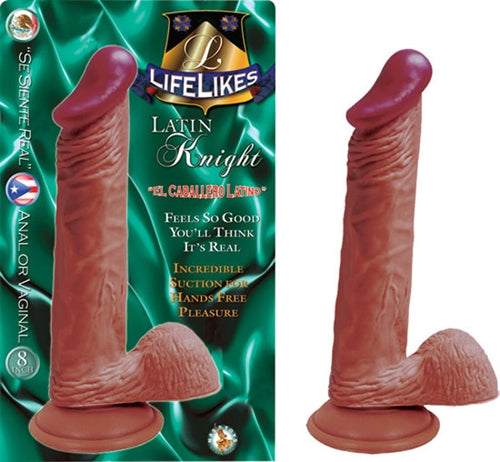 Lifelike Latin Knight 8 Inch | 782631201147 | Available at EroticWarehouse.com