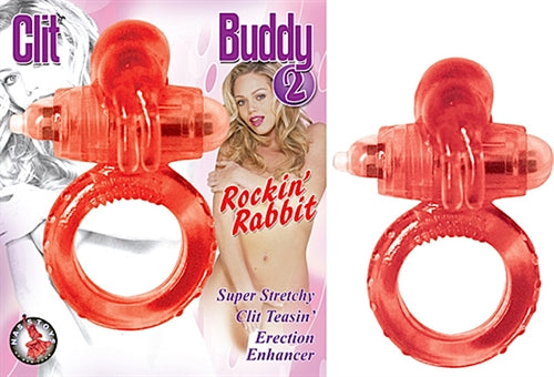 Clit Buddy 2 Red | 782631209419 | Available at EroticWarehouse.com