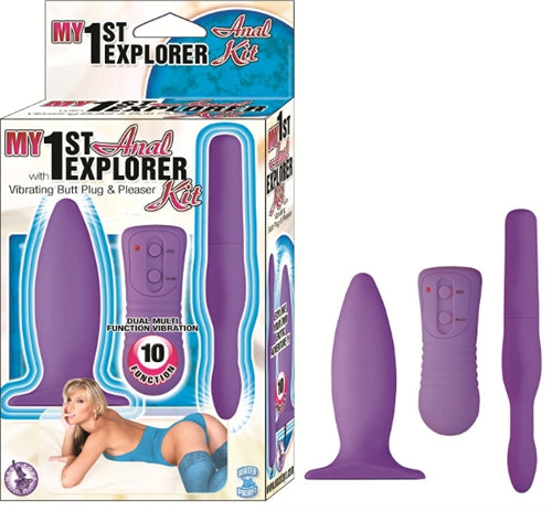 My 1st Anal Explorer Kit - Lavender | 782631236620 | Available at EroticWarehouse.com