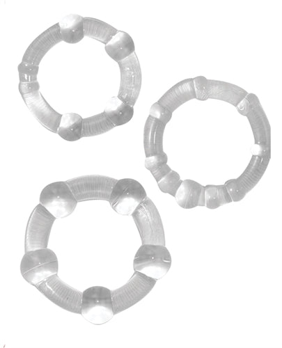Ram Beaded Cockrings - Clear | 782631248517 | Available at EroticWarehouse.com