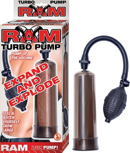 Ram Turbo Pump - Smoke | 782631249125 | Available at EroticWarehouse.com